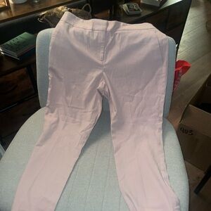 Ann Taylor Linen Pink Pants